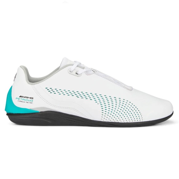 PUMA Men’s Mercedes AMG Drift Cat Decima Sneaker White/Green/Black Size 10.5 NWT - Picture 1 of 11